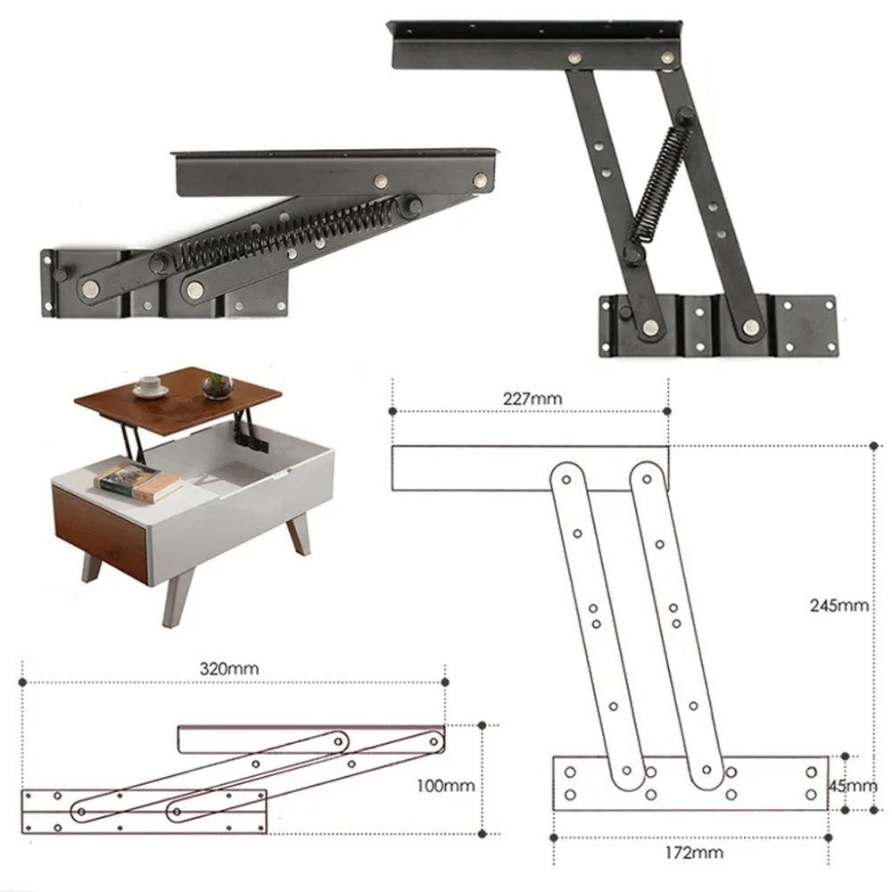 1 пара подъемный механизм для журнального столика|coffee table|top coffee tablecoffee table lift |