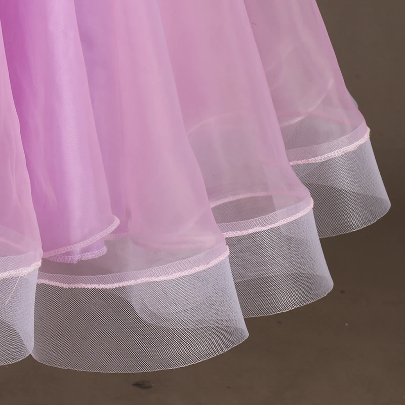 Платье с длинным рукавом для бальных танцев женское стандартное платье девочек