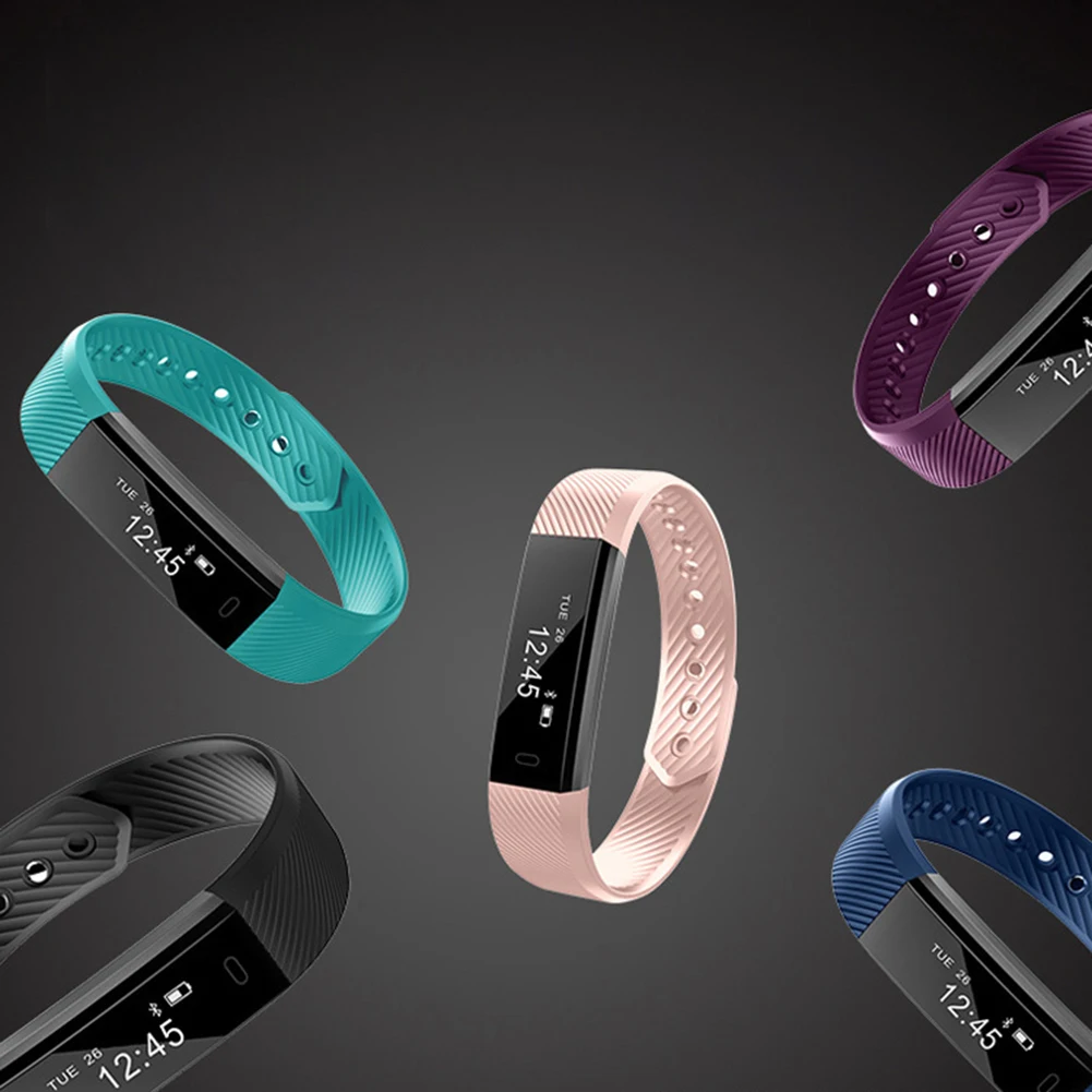 Силиконовый сменный умный Браслет, ремешок на запястье для Veryfit ID115 ID115Plus, силиконовый сменный умный Браслет