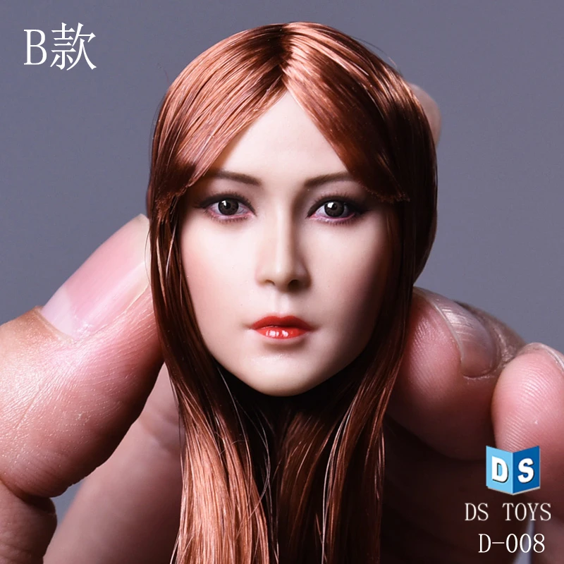 

DSTOYS D008 1/6 Asian Beauty Girl Head Sculpt for 12inch Phicen Jiaoudoll Verycool Action Figure DIY