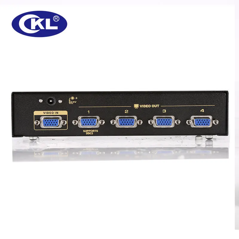 CKL 104A 4 порта VGA сплиттер 450 МГц 1x4 1*4 1 в выхода|4 port vga splitter|port vgasplitter |