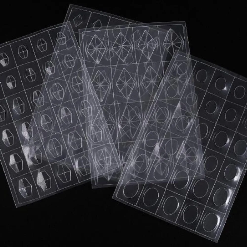 Прозрачные формы для ногтей полное покрытие быстро строительный гель форма