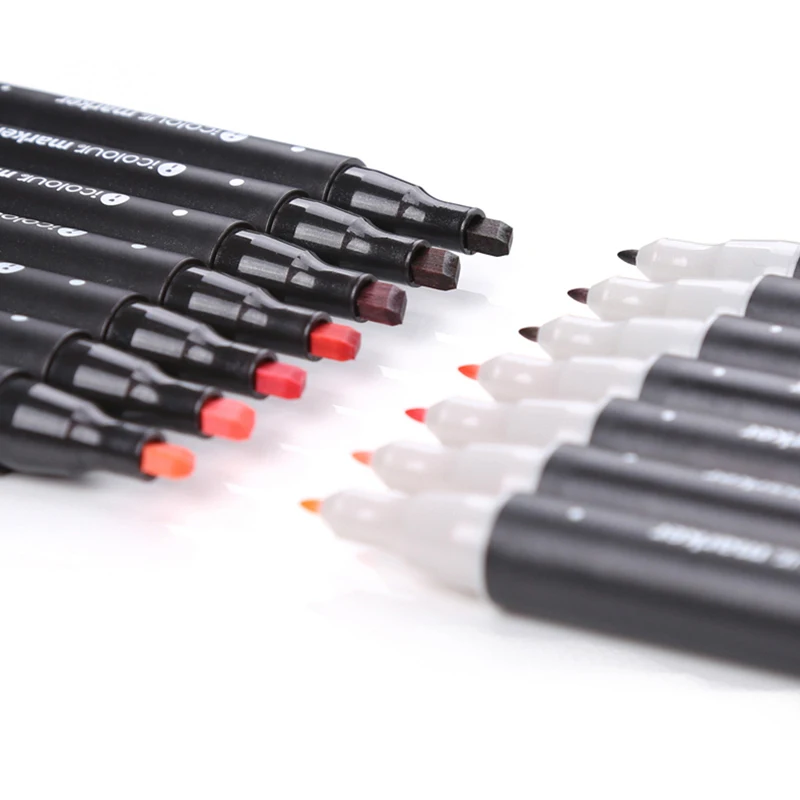 Набор мягких маркеров Skin Color импортный японский перьевой наконечник персонаж