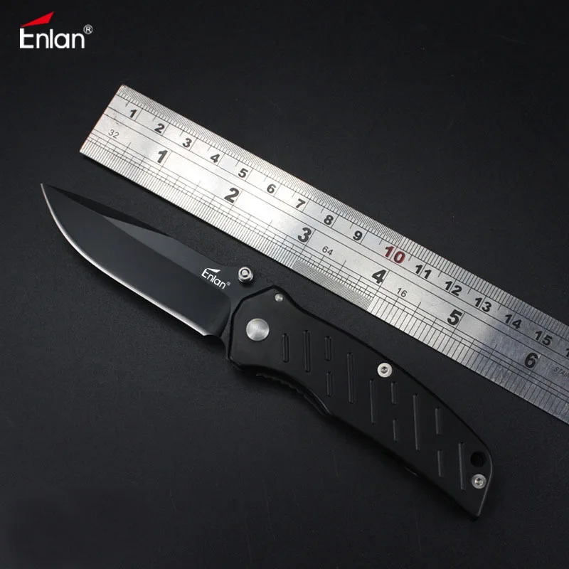 

Enlan M012B3 8cr13mov Blade G10 Handle Small Pocket Knife With Clip Outdoor Hunting Camping Survival EDC Tool Utility Knives