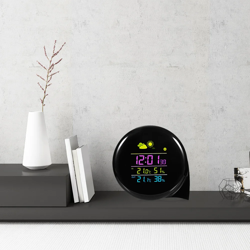 Погодная станция будильник беспроводной термометр часы Крытый/Открытый