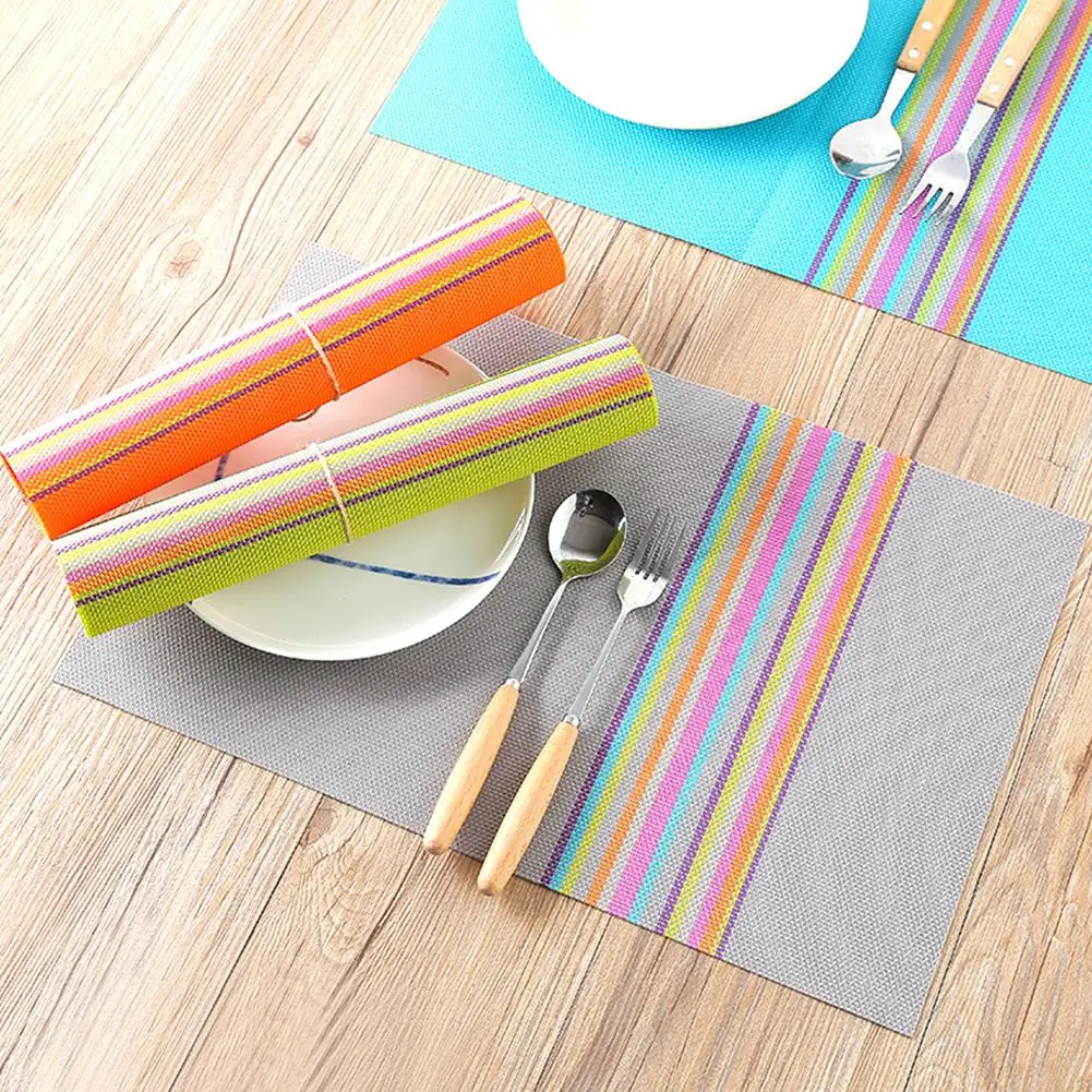 4 шт. салфетки термостойкие красочные пятна устойчивые против скольжения