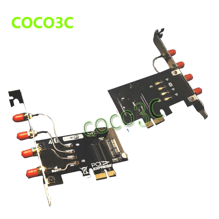 Адаптер для беспроводной сетевой карты ноутбука PCIe в 3G bluetooth 4 0 WIFI BCM94360CD / BCM94331CD