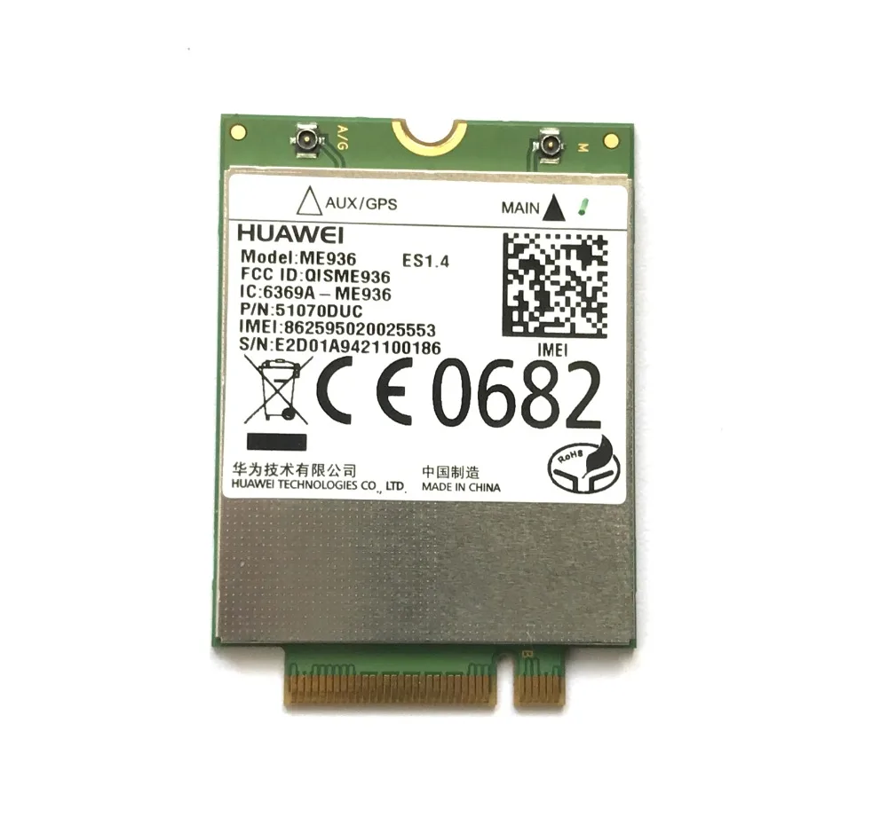 Для ME936 4G LTE модули NGFF Quad-band WCDMA/HSDPA/HSUPA/HSPA+ GPRS/EDGE Беспроводная M.2 карта