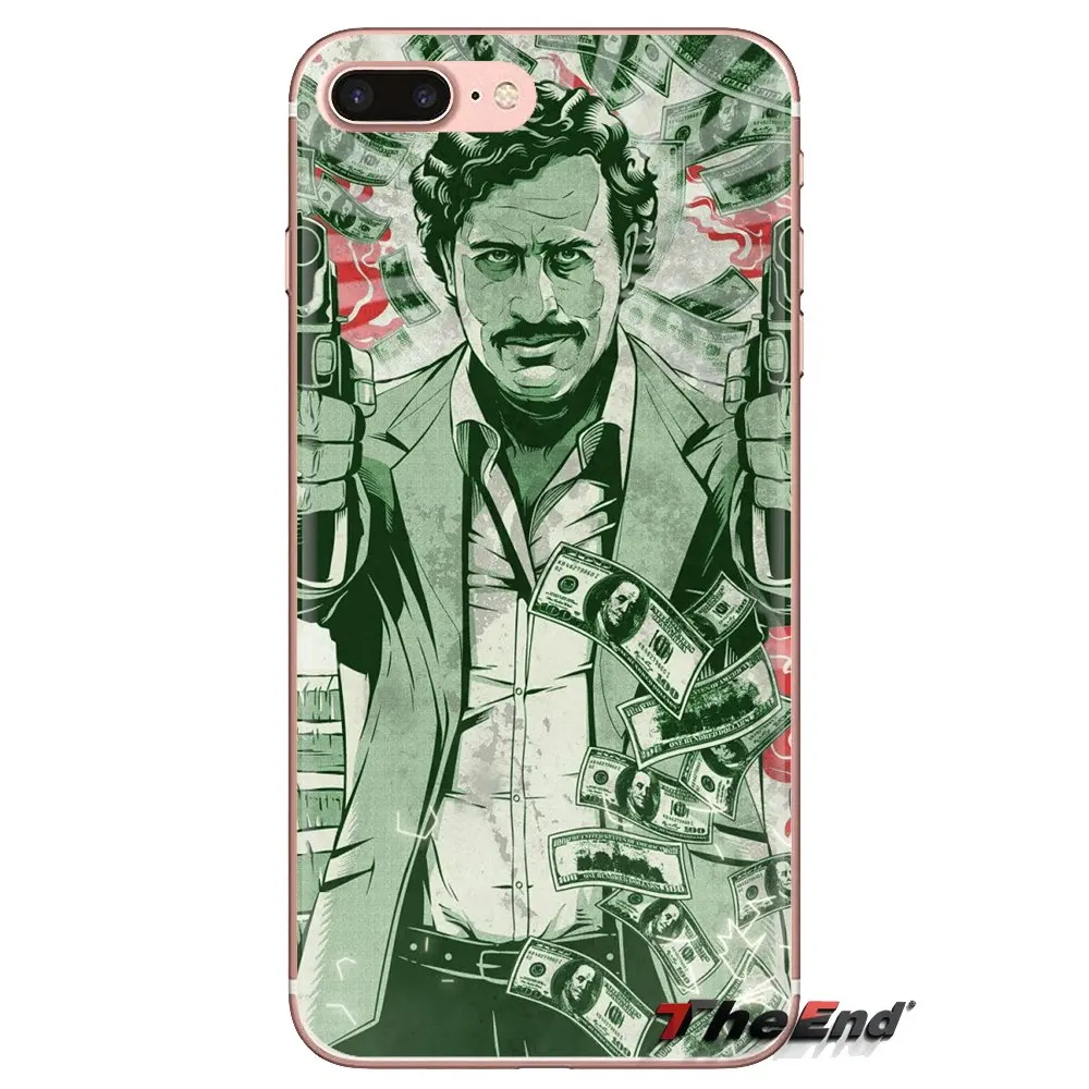 For Xiaomi Mi3 Samsung A10 A30 A40 A50 A60 A70 Galaxy S2 Note 2 Grand Core Prime Soft Transparent Shell Covers Pablo Escobar |