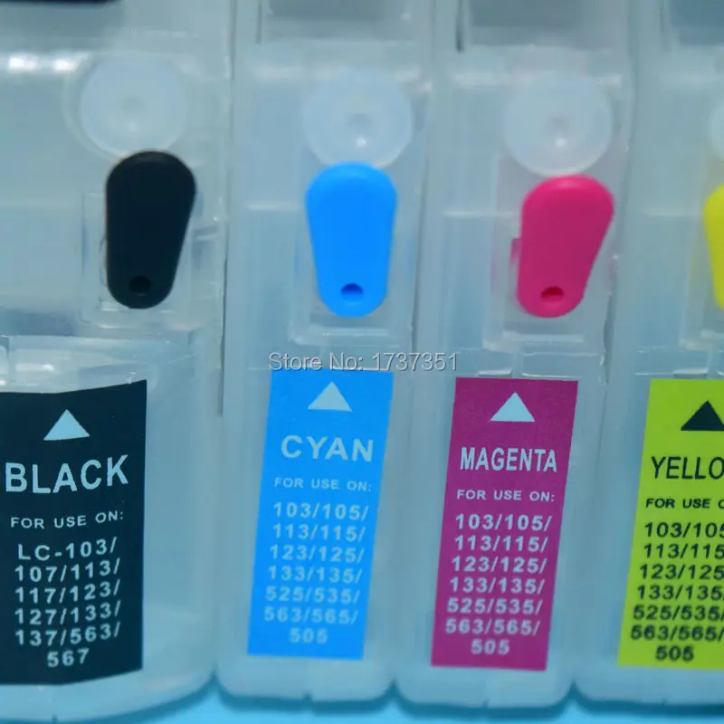 

LC101 Refill Ink Cartridge with ARC Chip For Brother MFC-J285DW J450DW J470DW J475DW J650 J870 J875 J152 J245 Printer