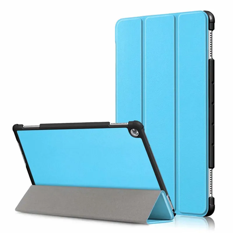Ультратонкий окрашенный защитный чехол для huawei MediaPad M5 Lite 10,1 BAH2-L09/W19 DL-AL09 планшет Магнитный чехол из искусственной кожи
