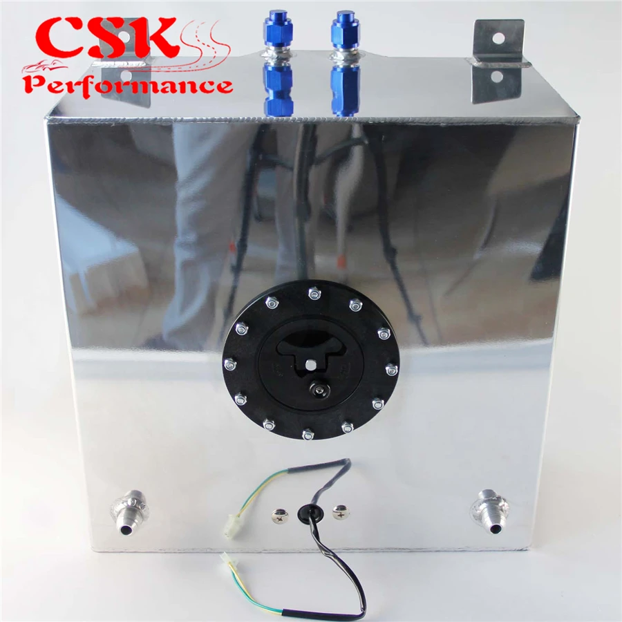 Сплав гоночный автомобиль топливный элемент бак 10 галлонов w/Отправитель