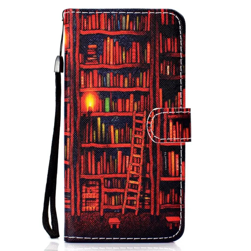 Dulcii для iPhone Xs Max 6 5 Чехол Флип шаблон печати кожаный бумажник чехол дюймов книги |