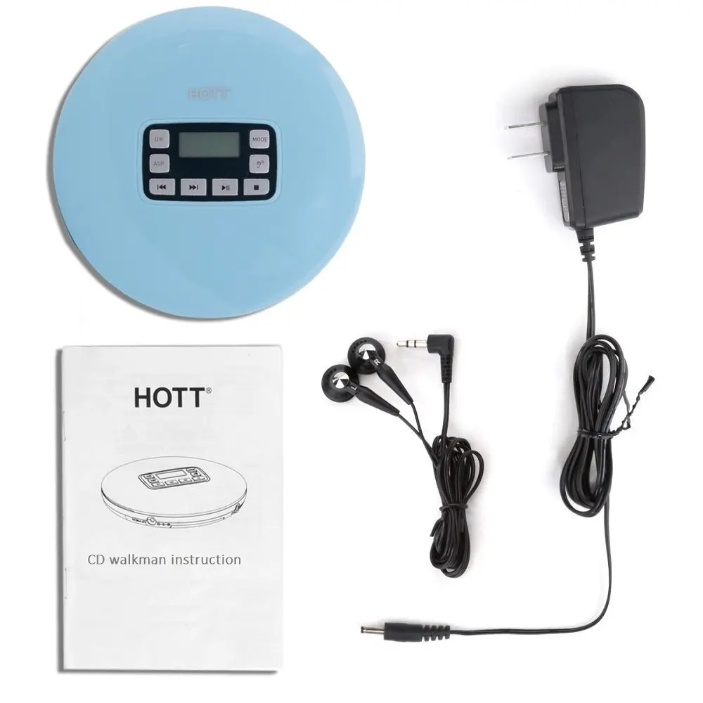 Портативный Компактный CD плеер с поддержкой R/CD RW/MP3 компактные плееры ЖК дисплеем