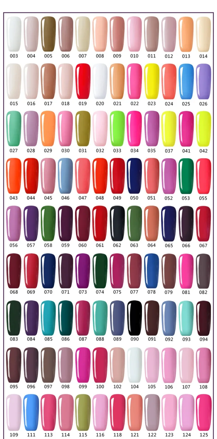 

Choose Any 12 From 610Colors Soak Off UV Lamp Nail Art Nail Gel Polish