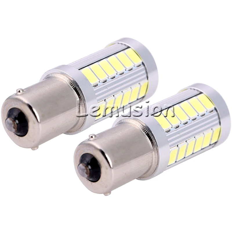 2 шт. автомобиля светодиодный лампы 1156 BA15S 7506 P21W 33 smd 5630 5730 светодиодный автомобиль хвост лампы поворотники авто обратный лампы дневного света