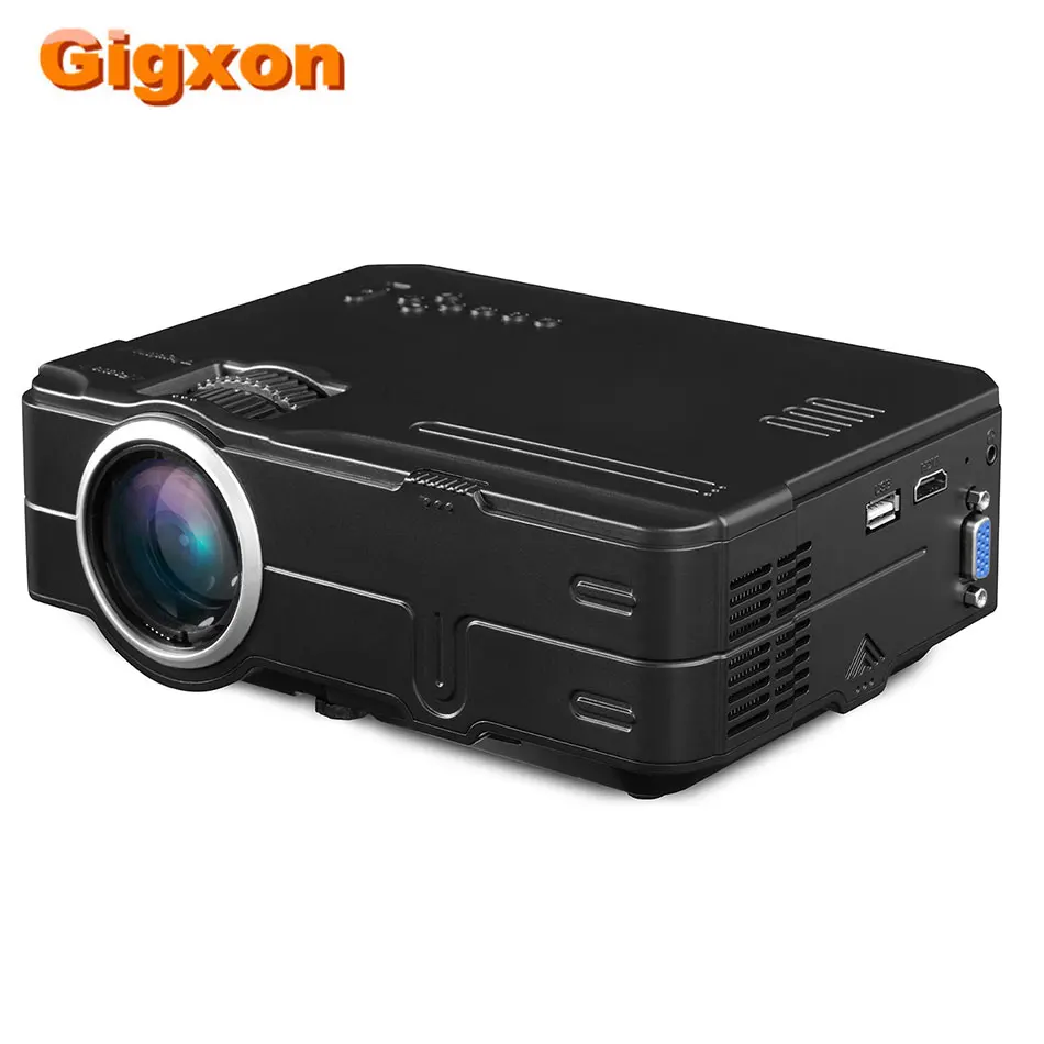 GIGXON G812 светодиодный проектор мини-проектор c WiFi 1080 P 800*480 разрешение домашний кинотеатр Кино игра фильм проектор HDMI USB