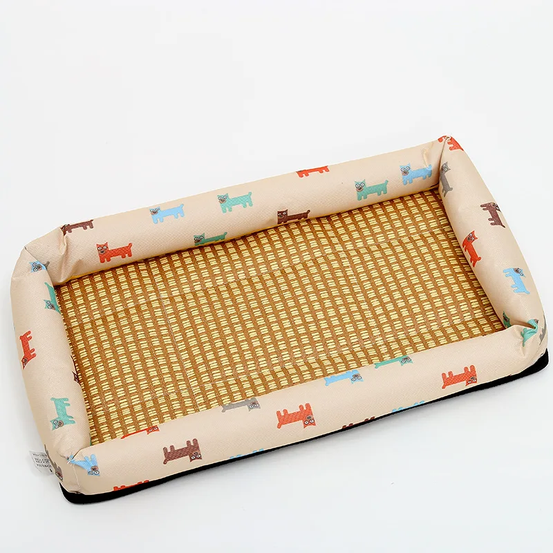 DSOFT собака кровать летний коврик специально для лета печатных из ткани питомца