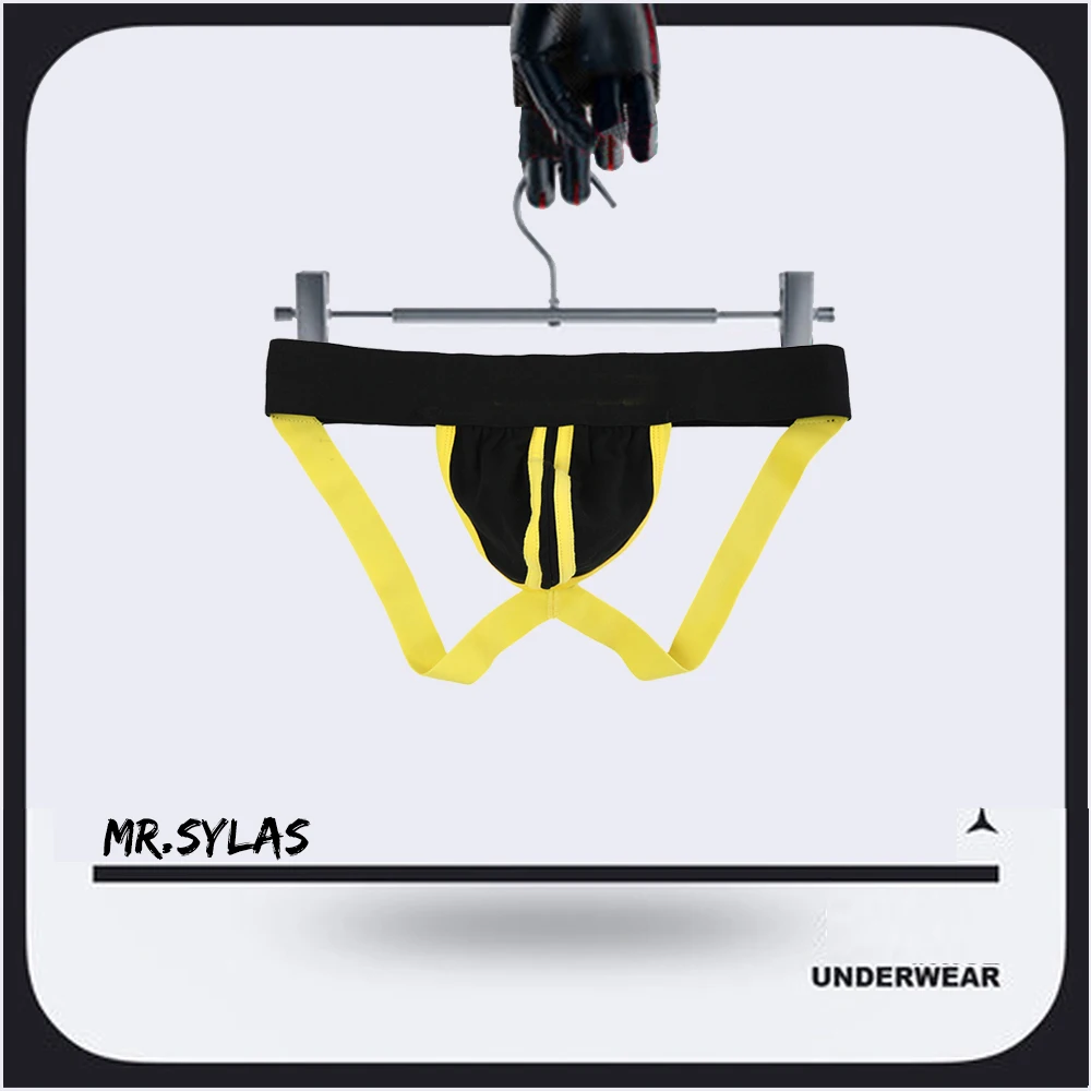 2019 красочные летние сексуальные стринги Мужские jockstrap хлопок нижнее белье