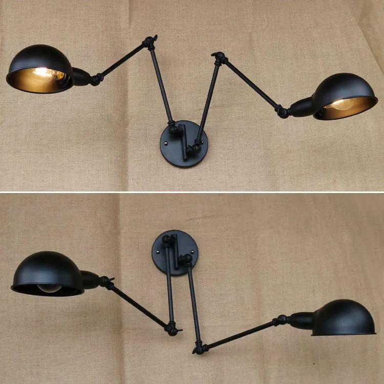 Классический Железный настенный светильник старинный промышленный