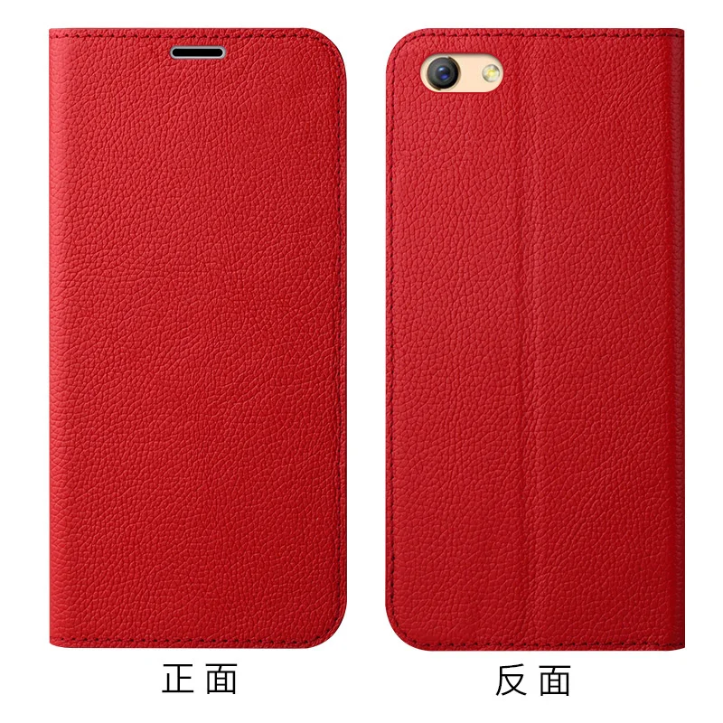 wangcangli brand phone case ultra-thin small litchi texture clamshell cover For OPPO X9 full manual custom processing | Мобильные