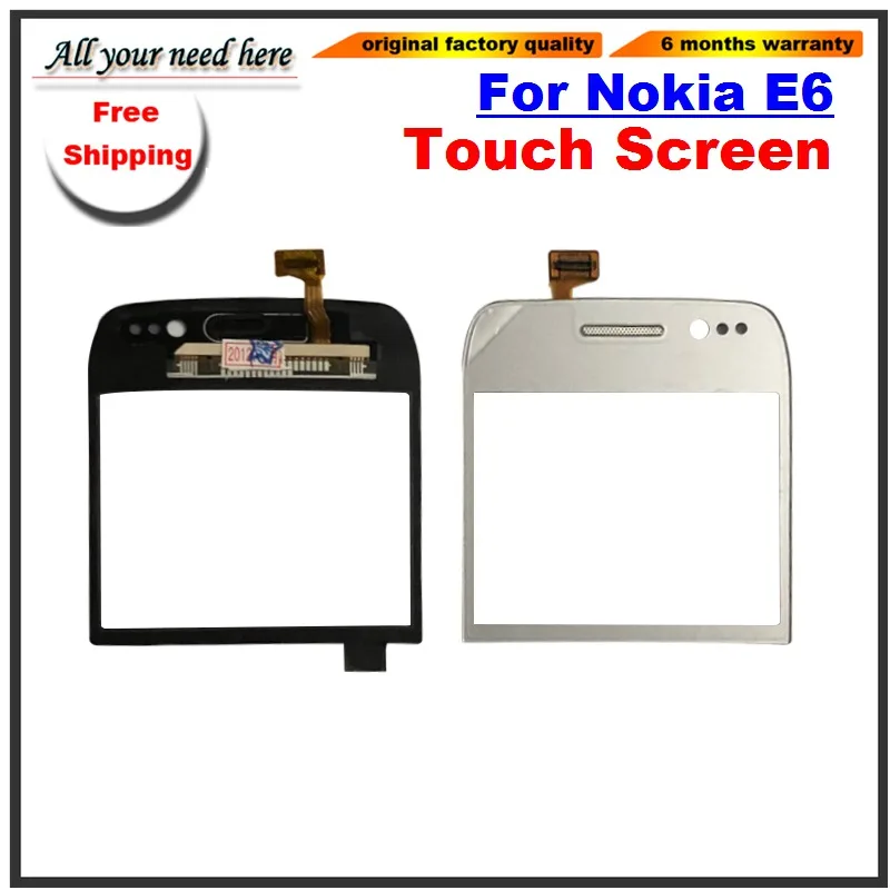 Передняя стеклянная сенсорная панель для Nokia E6 E 6 передняя внешняя крышка