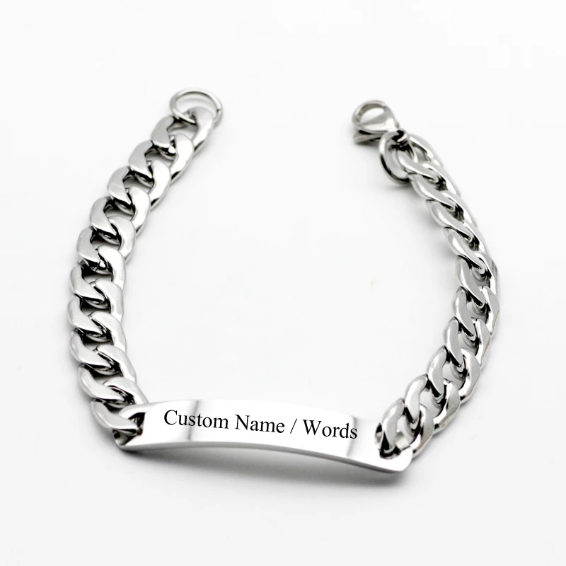 Хит продаж белые золотые браслеты с покрытием пользовательские имена и слова