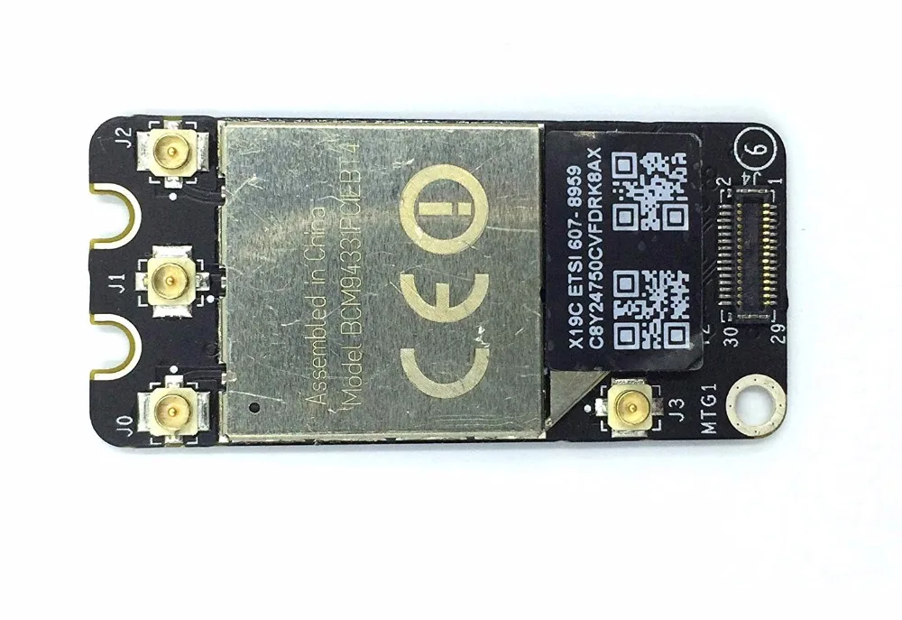 Wi Fi Airport беспроводной карты и Bluetooth Card для Macbook Pro Unibody A1278 A1286 A1297 607 8962 2011 BCM94331PCIEBT4CAX