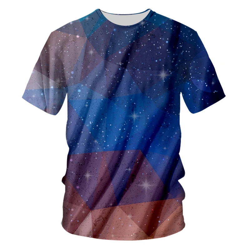 Крутые футболки CJLM Galaxy Space Star новинка Harajuku Мужская 3d забавная футболка с