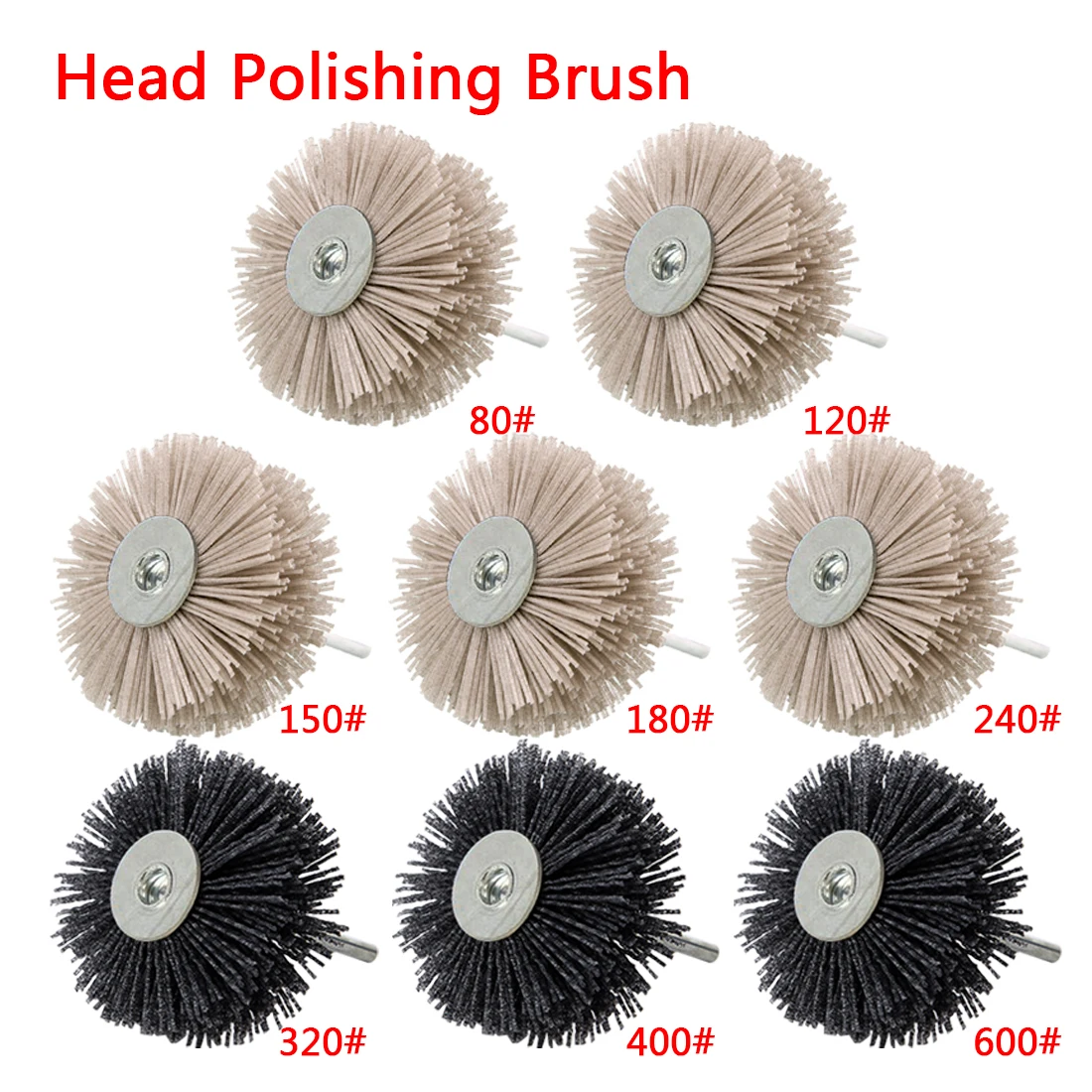 Grinding Flower Head Abrasive Nylon Wheel Brush Woodwork Polishing Bench Grinder For Wood Furniture Mahogany | Инструменты