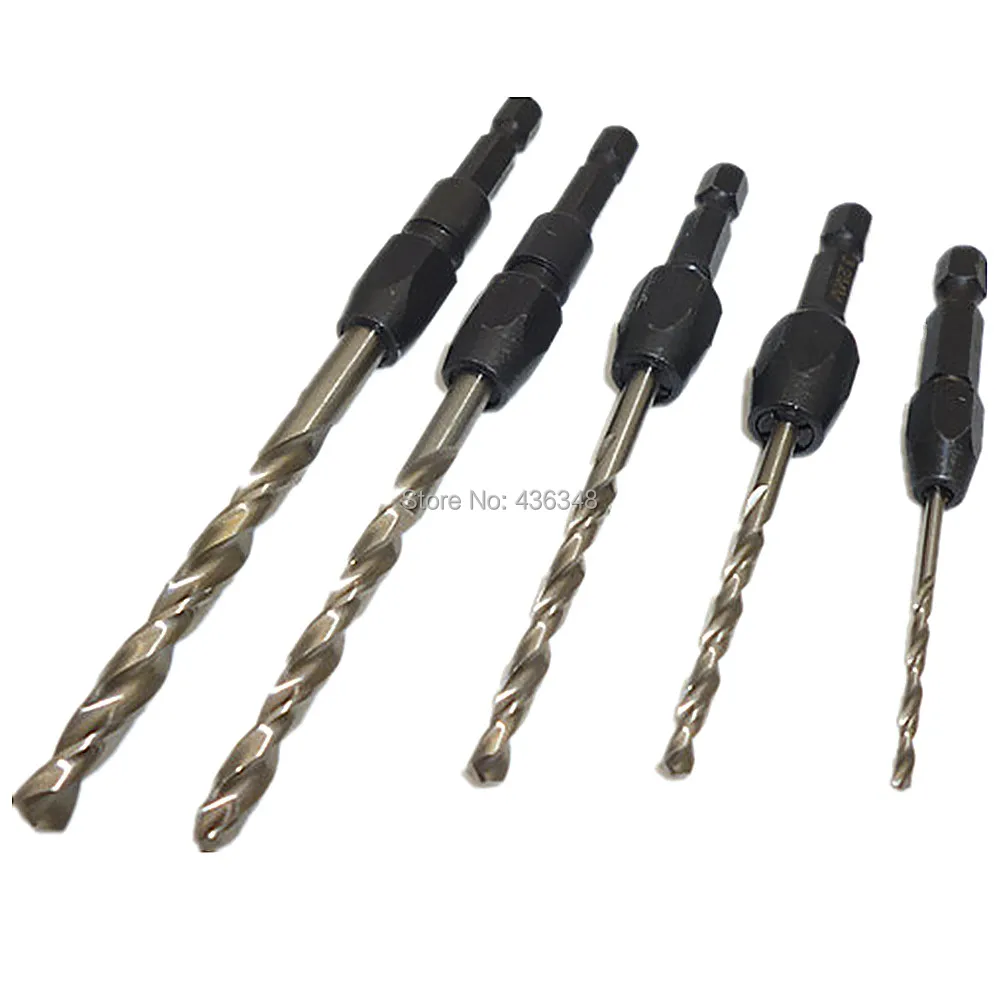 5 шт. 1/4 &quotбыстрая смена хвостовика сверло 2 мм 3 4 6 Hss дерево металл пластик резка