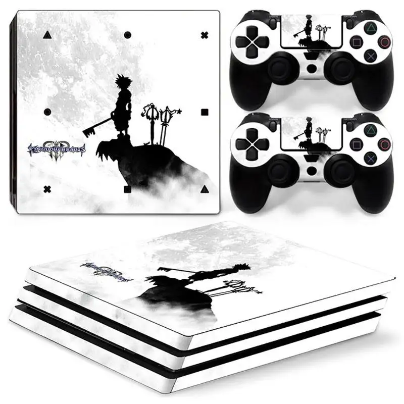 Оригинальная виниловая наклейка для консоли PS4 Pro+ 2 контроллера, наклейка для sony Playstation 4 Pro, защитная игровая наклейка
