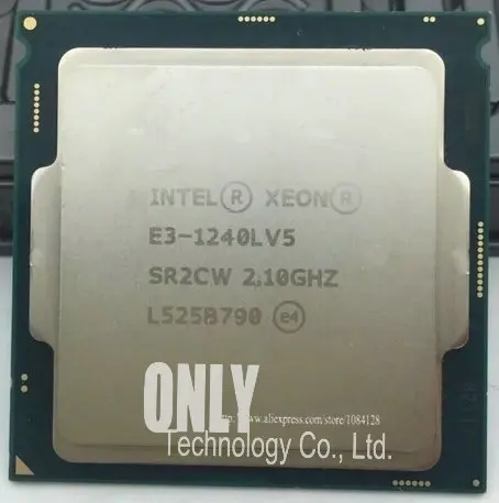 Intel E3 1240LV5 2 1 GHZ Quad Core 8MB SmartCache 1240L V5 600MHz FCLGA1151 TPD 80W Гарантия год|quad-core| |