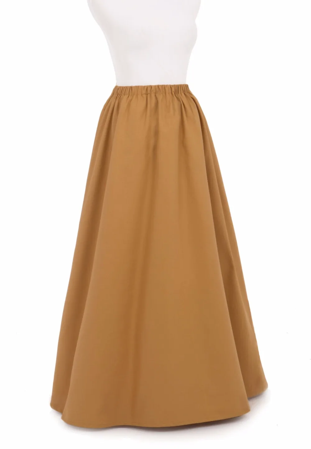 

Victorian Edwardian Twill Skirt Victorian French Pleated Gathered Bustle Skirts