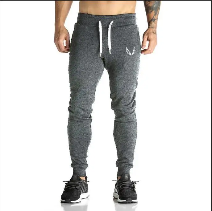 Новинка 2017 мужская спортивная одежда брюки повседневные эластичные хлопковые