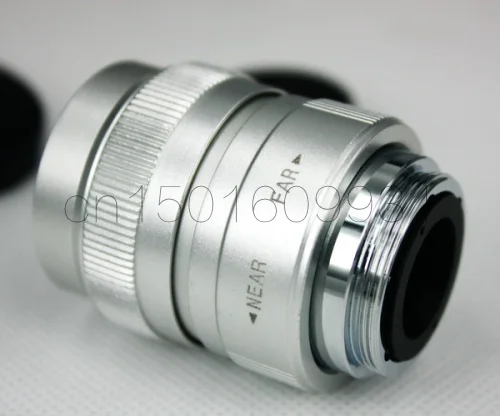 Серебряный C Mount 25 мм F/1,4 CCTV 1/" объектив для Micro 4/3 M 43 камера E-P3 PL3 G3 GF5 OM-D