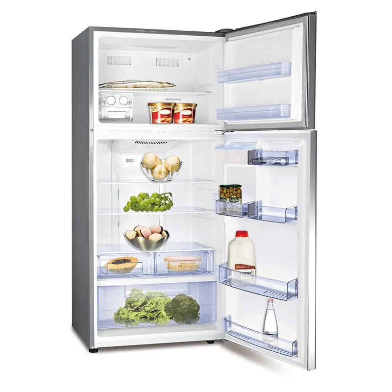 Холодильник NO FROST HIBERG RFT 65D NFX с верхней морозильной камерой|refrigerator|refrigerator systemsno frost