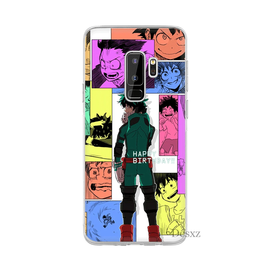 Чехол для телефона My Hero academic Cover Samsung Galaxy S3 S4 S5 S6 S7 S8 S9 Edge Plus Note 8 9|Чехлы-накладки| |