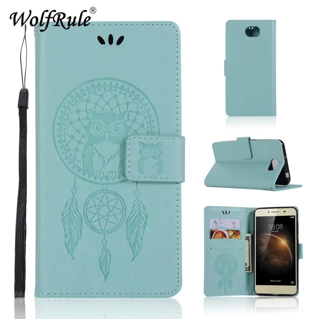 Чехол wolfrole для Huawei Honor 5A LYO L21 кожаный чехол с откидной крышкой Y5 II / Y6 компактный 5 0