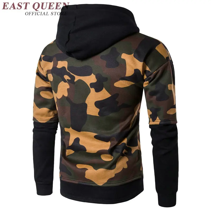 

Streetwear hooded sweatshirt hip hop clothing camouflage sweatshirt male hoodies men sweatshirt KK1825 H