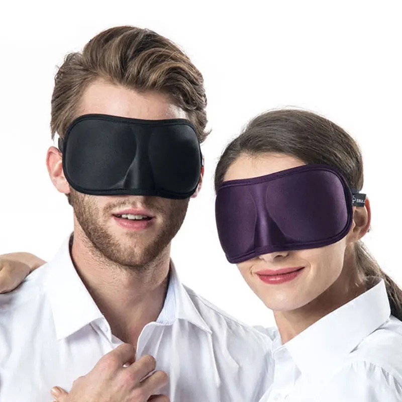 

3D Ultra-soft breathable fabric Eyeshade Sleeping Eye Mask Portable Travel Sleep High Quality sleep mask
