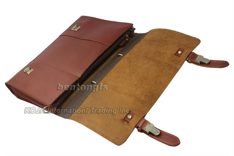 Высококачественный мужской портфель из натуральной кожи кожаная сумка для