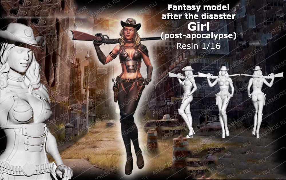 1/16 Scale Resin Figure Lady 120mm | Игрушки и хобби