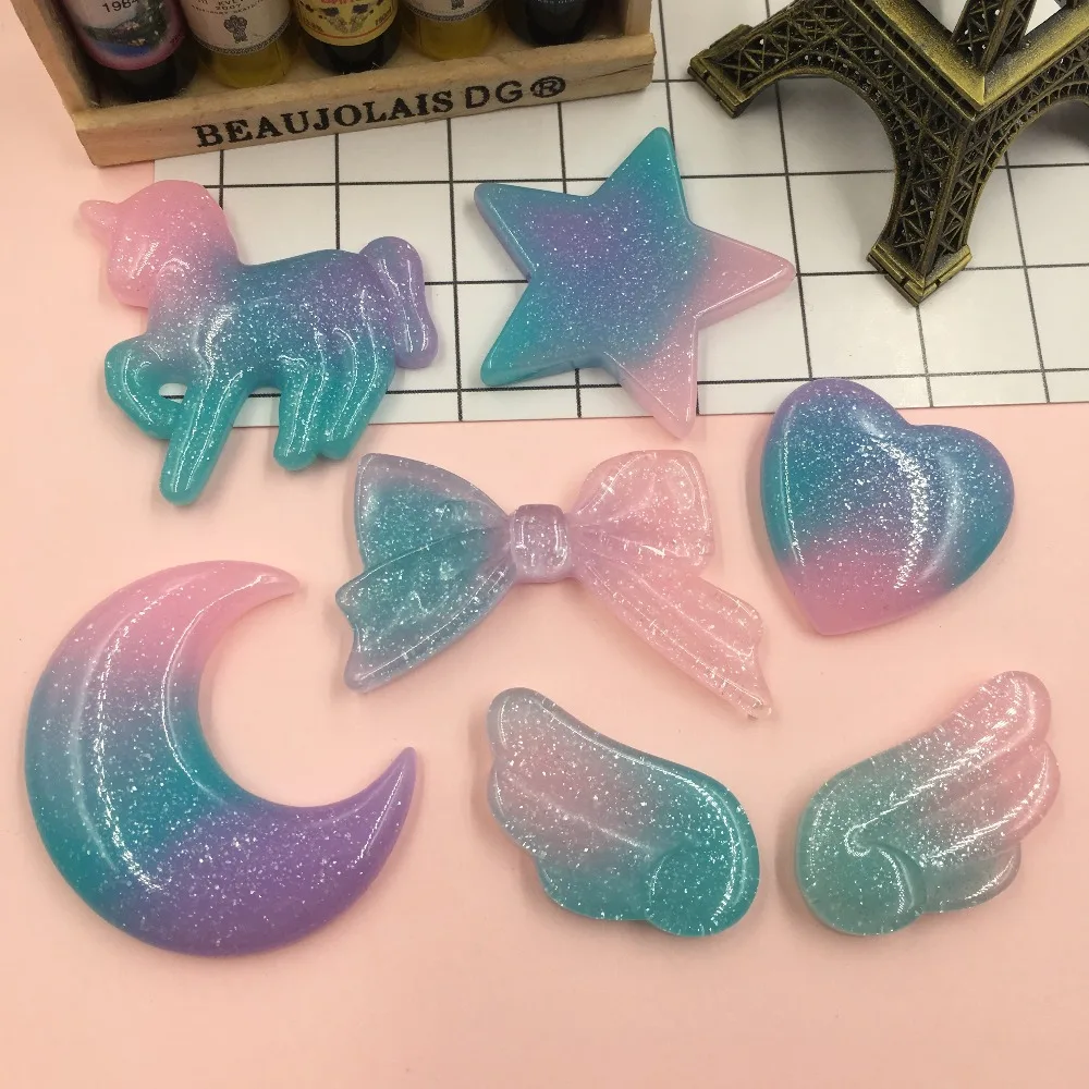 Новейший очаровательный набор из смолы для украшения аксессуары ювелирных