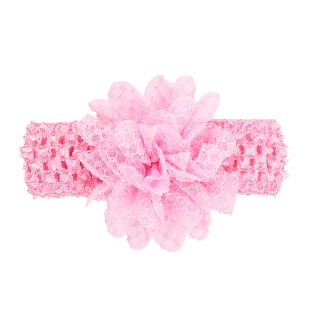 Повязка на голову с цветами и кружевом для девочек 1 шт. | Детская одежда обувь