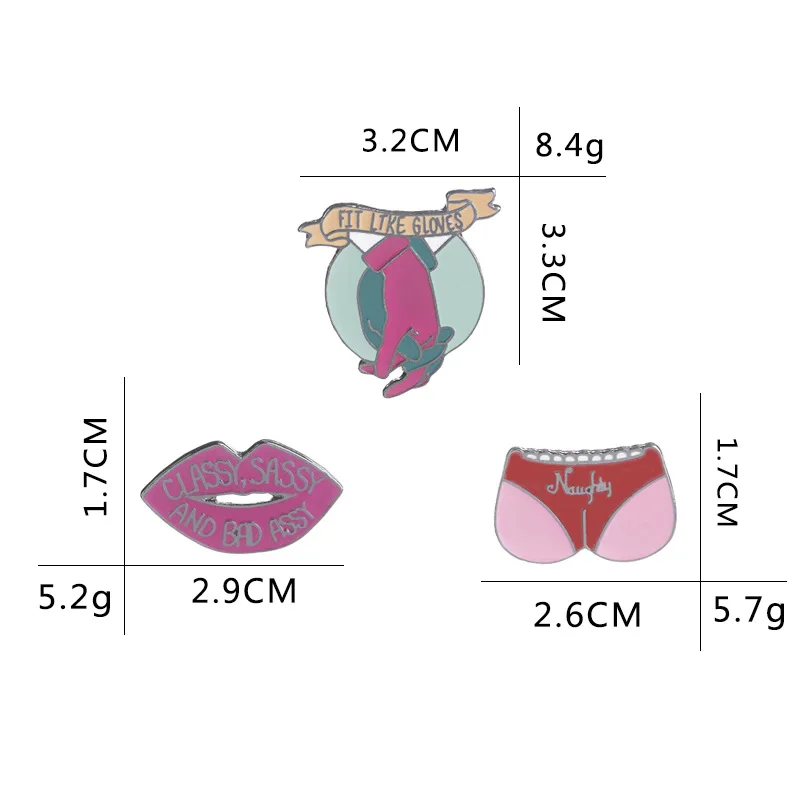Мужская и Женская брошь индивидуальная масляная капельная из сплава бикини