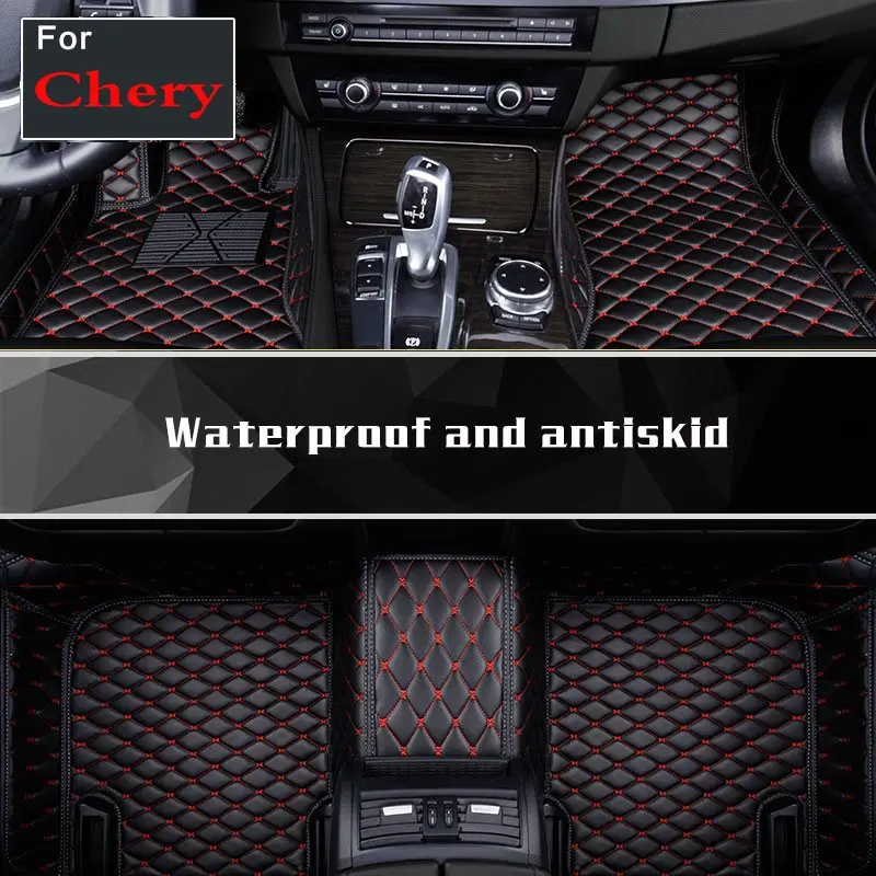 Автомобиль Foor Коврики с отделкой Ковры Fit левой Drive украсить для Chery Tiggo tiggo3 tiggo5 E5 E3