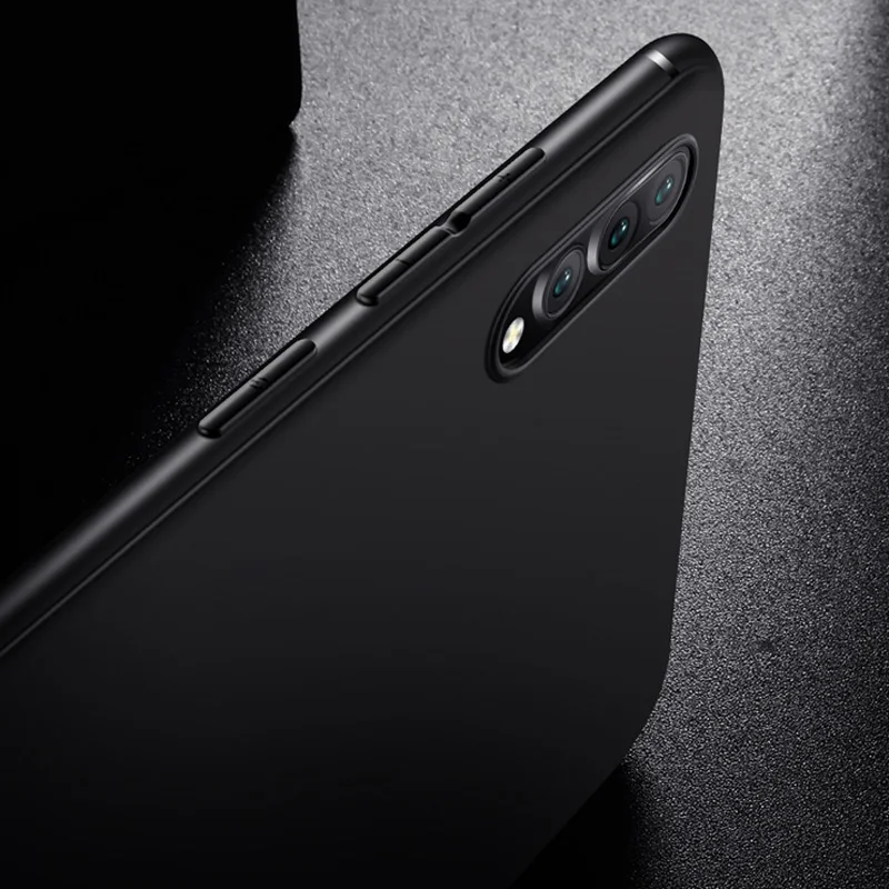 Матовый чехол для huawei p20 Huawei P20 Ультратонкий из ТПУ и силикона черный мягкий