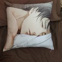 suef anime manga game attack on titan levi anime two sided pillow cushion case cover 011