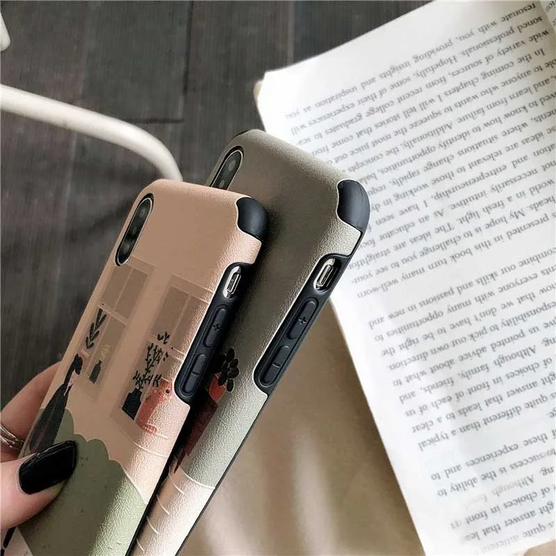 JIBAN Illustrator для девушек женщин чехол OPPO R17 R11SP R11P VIVO X20 X23 Honor 8x V10 huawei P10P Mate20